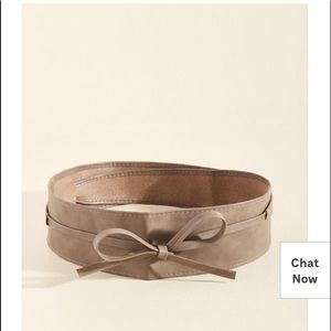 Modcloth Sash Samba Belt Size Small Taupe